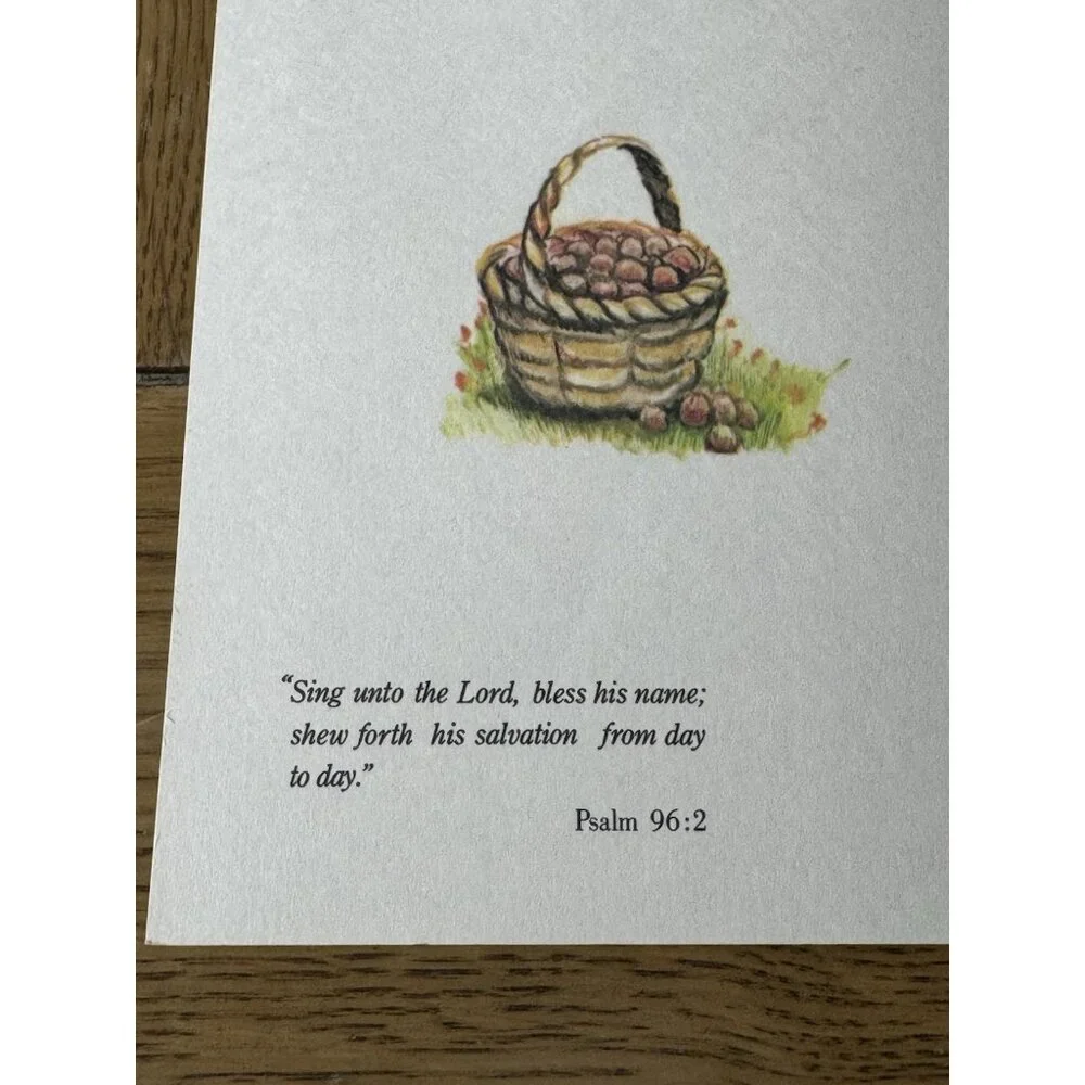 The Good Samaritans Little Helpers‎ A Cheerful Hello Greeting Card 1987 USA Made